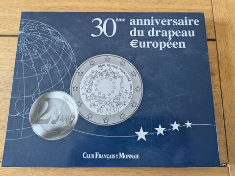 Coffret 30 em anniversaire drapeau europ�en pi�ces 2 euros Civry-la-For�t (78)