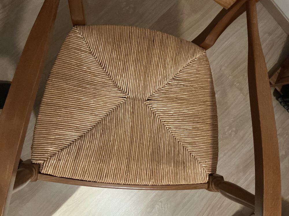 Fauteuil bois massif ch&ecirc;ne clair Meubles