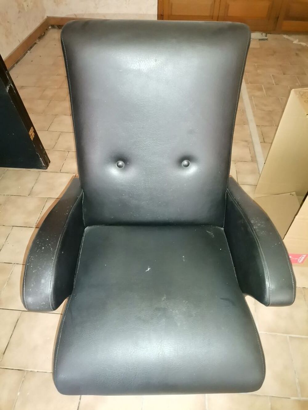 Fauteuil en cuir Meubles