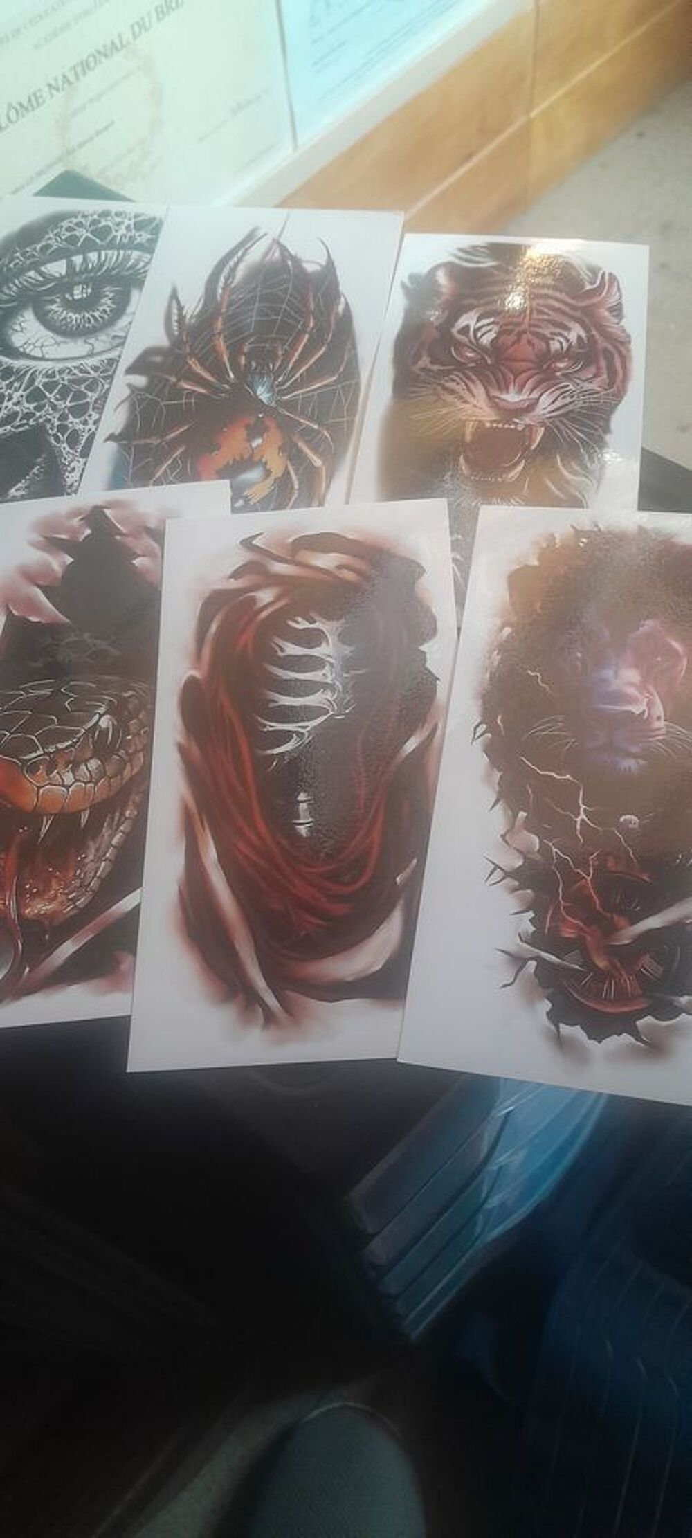 tatouages temporaire Maroquinerie