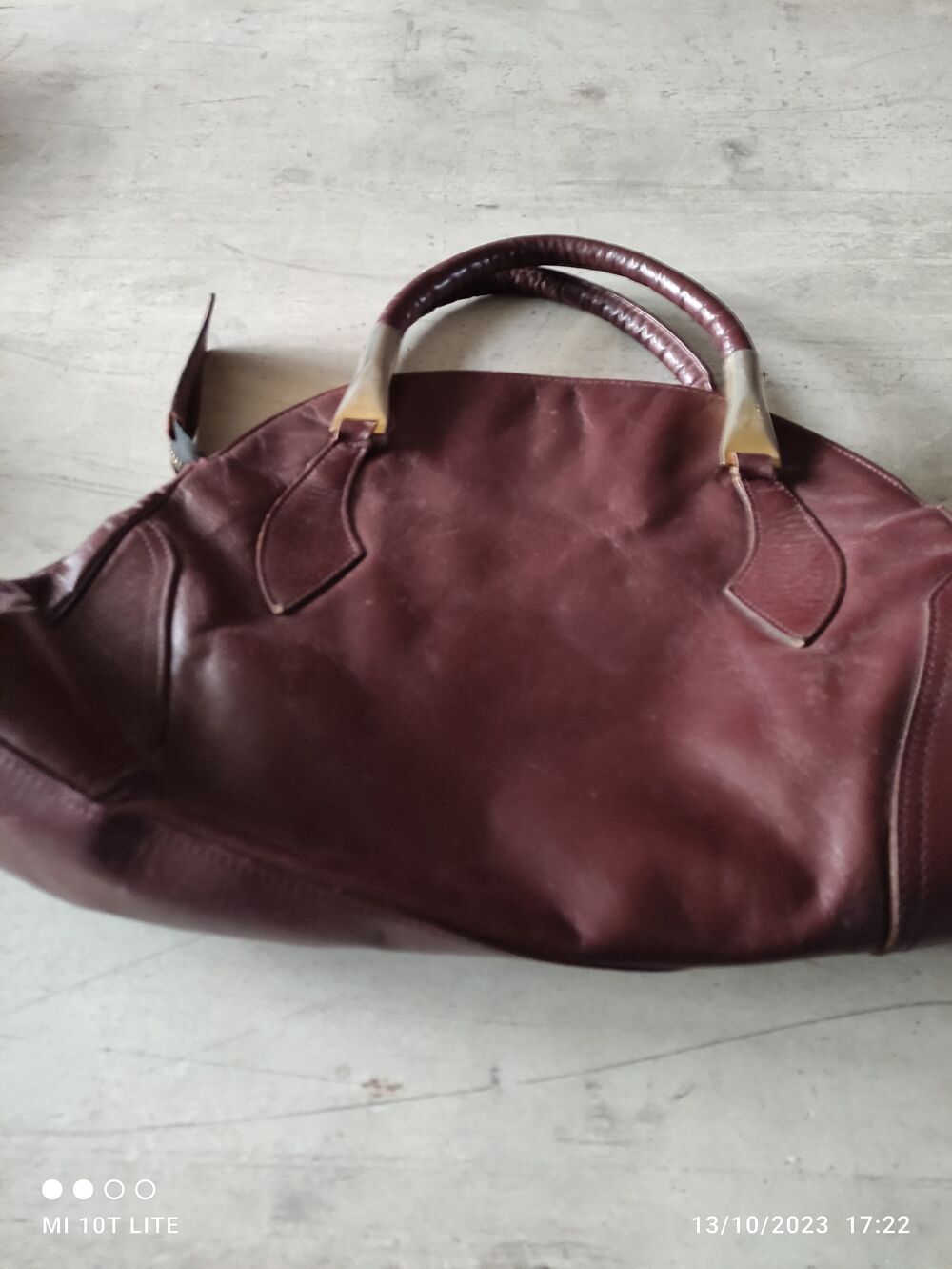 sac &agrave; main vintage Maroquinerie