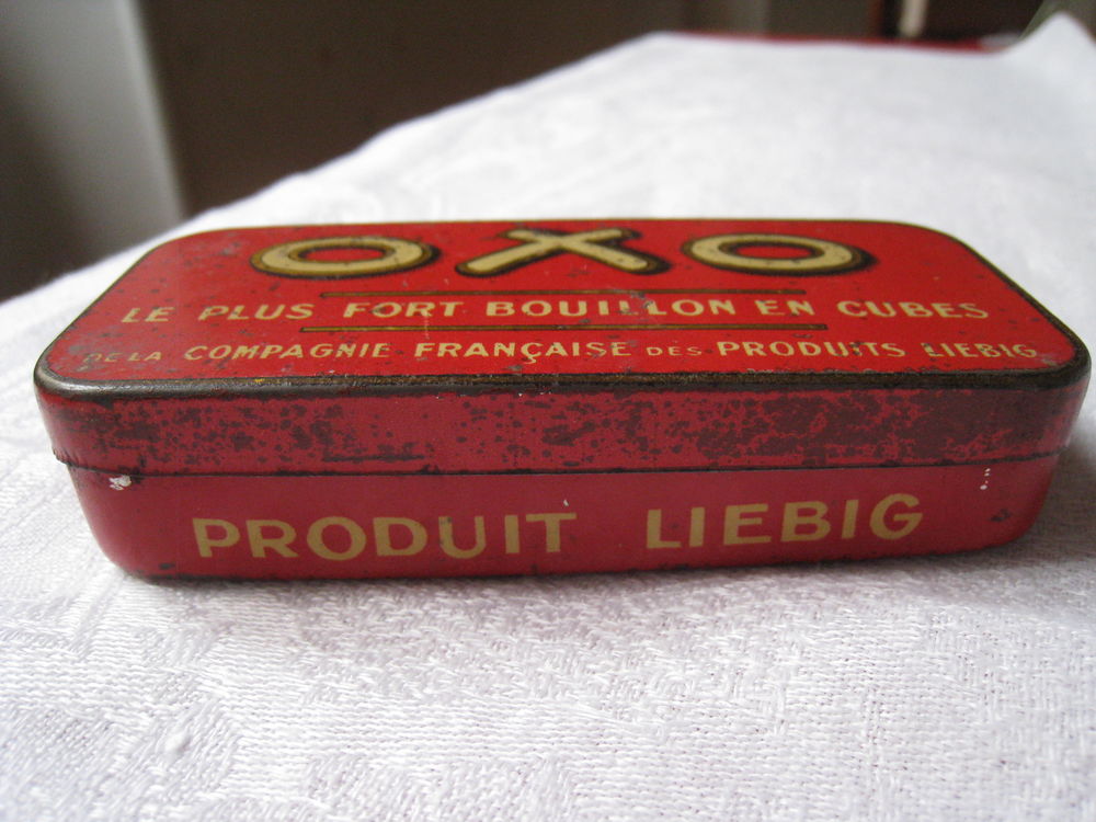 boite m&eacute;tal oxo Liebig de 1925 