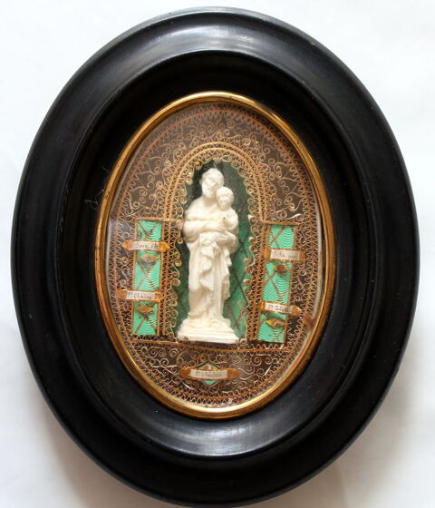 Cadre Reliquaire Ex-voto Napolon III 300 Issy-les-Moulineaux (92)