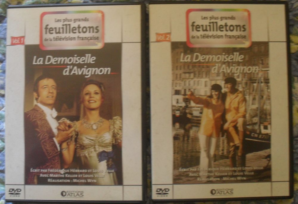 DVD La Demoiselle d'Avignon Vol 1 et 2. Photos/Video/TV