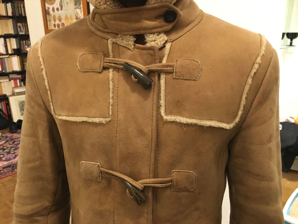 Manteau en peau beige Claudie Pierlot Vêtements