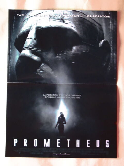 Affiche de cin�ma PROMETHEUS 40x60 cm pli�e 11 Curtafond (01)
