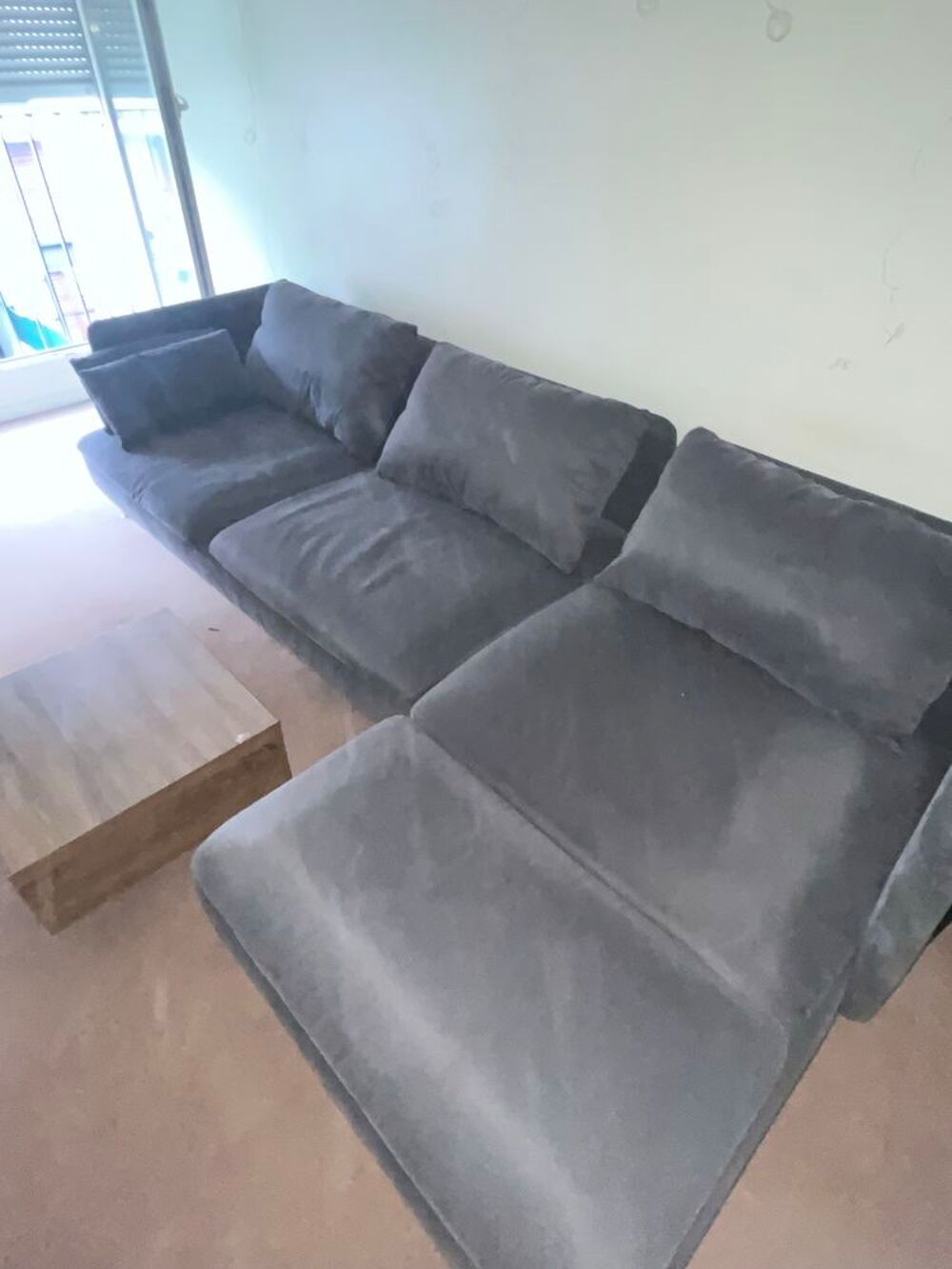Canap&eacute; d'angle IKEA S&ouml;derhamn 4 places gris fonc&eacute; - tr&egrave;s confortable Meubles