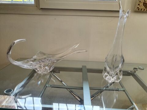 VASE - CORBEILLE  FRUITS - VASE  � GOULOT (Styl� fin) 17 Blanzat (63)