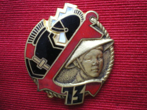 Insigne du Génie - 73° Bataillon du Génie Colonial. 30 Caen (14)