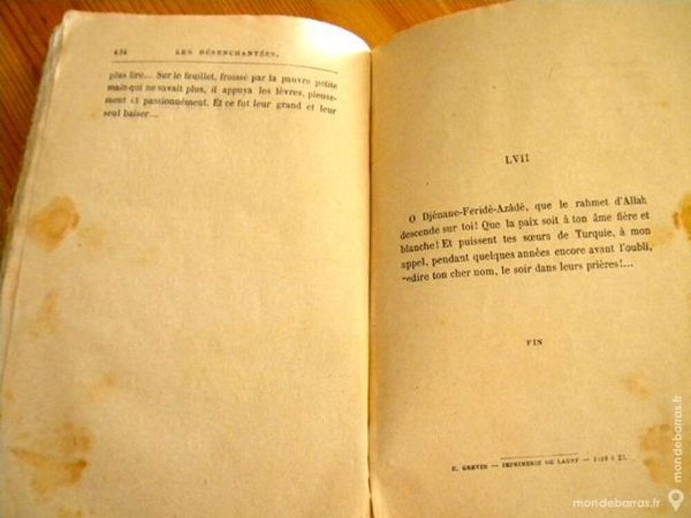 Les D&eacute;senchant&eacute;es de Pierre Loti - 1923 Livres et BD