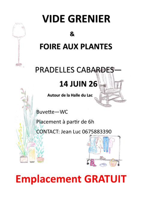 Vide grenier et Foire aux plantes 0 Pradelles-Cabard�s (11)