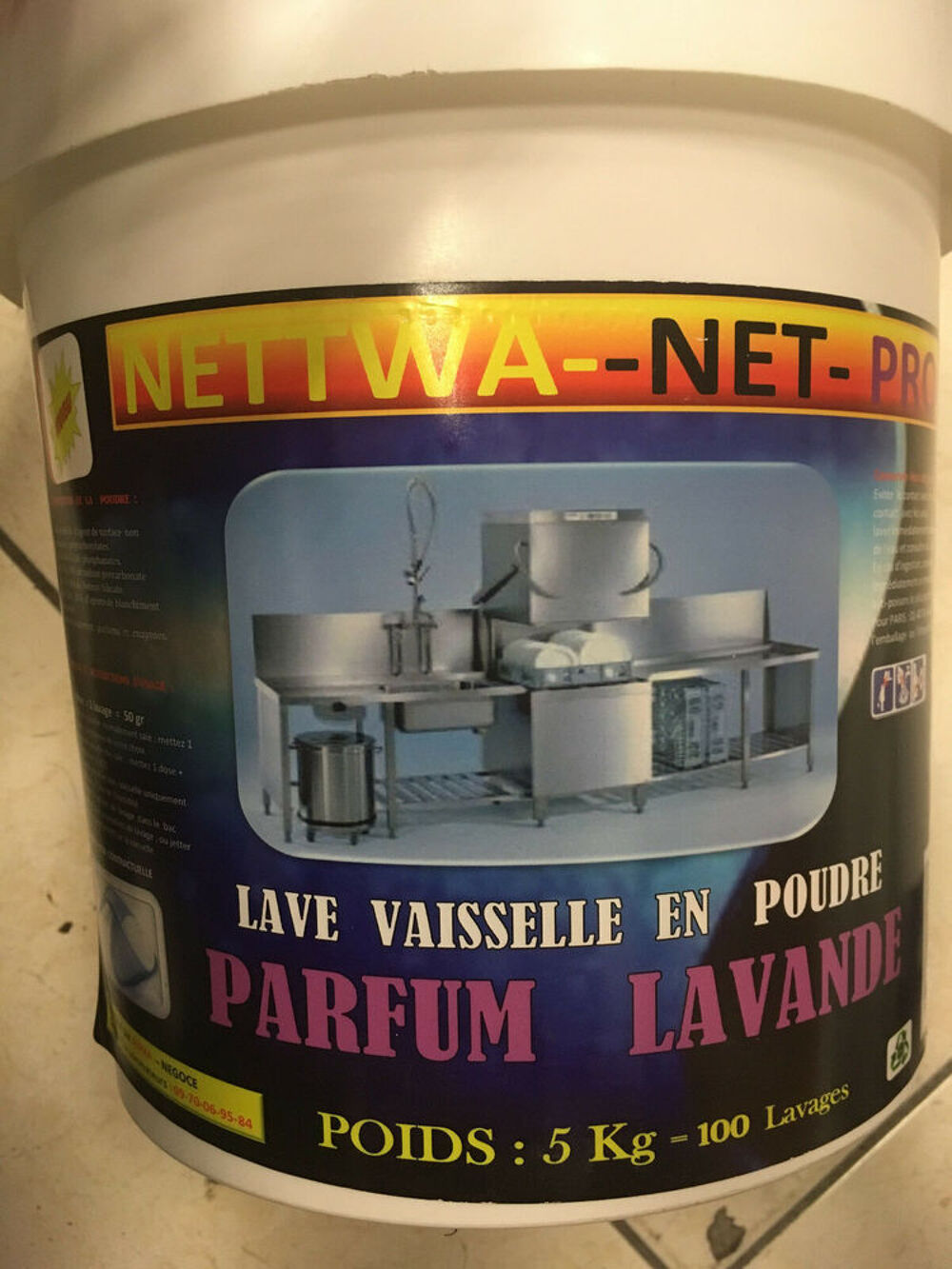 Lot 15 kg Poudre lave vaisselle pro Electroménager