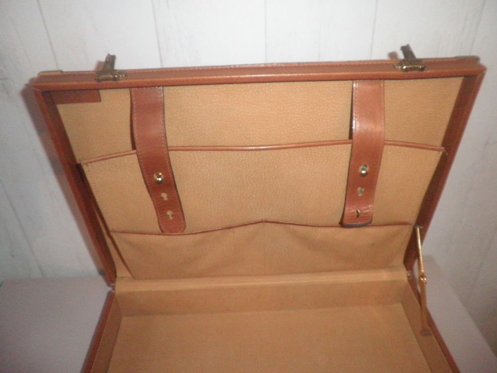 valise porte documents en cuir lancel Maroquinerie