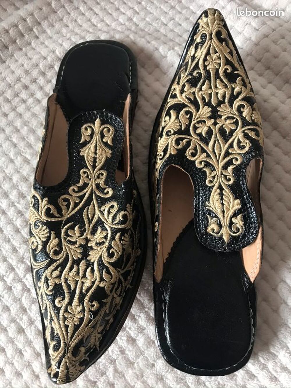 Babouche cuir Chaussures