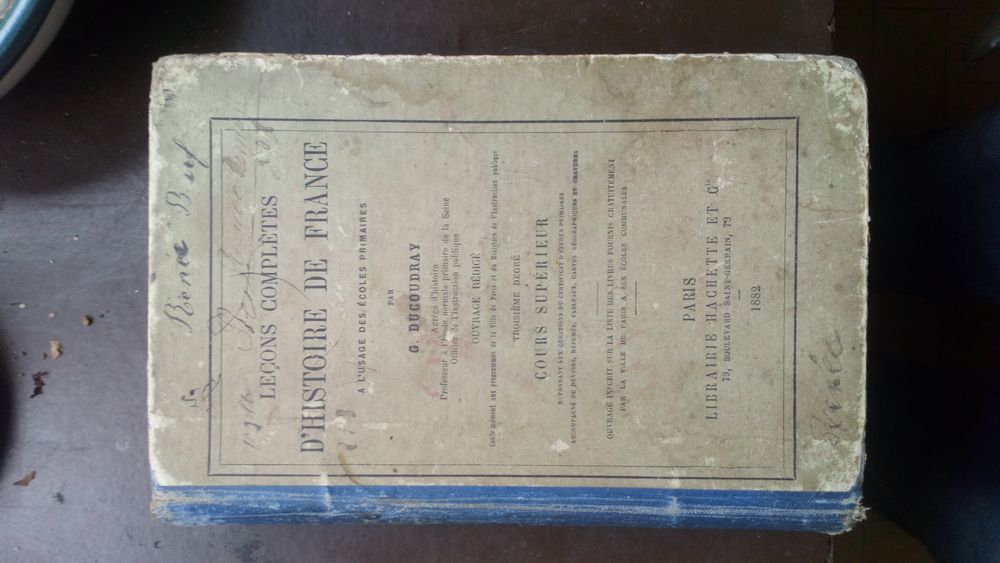Livre scolaire ancien, Histoire De France, 1882 Livres et BD