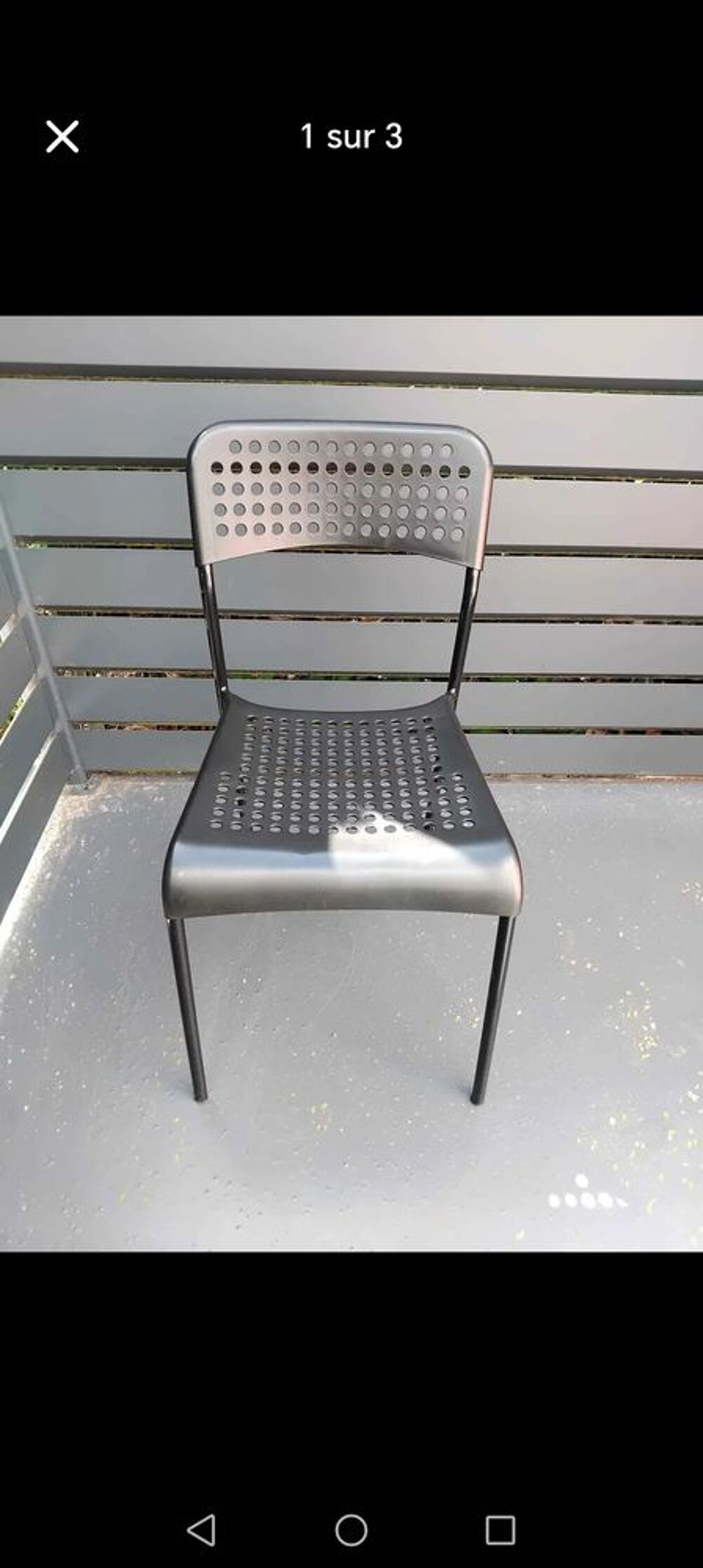 6 chaises Sandsberg d'Ikea
Meubles
