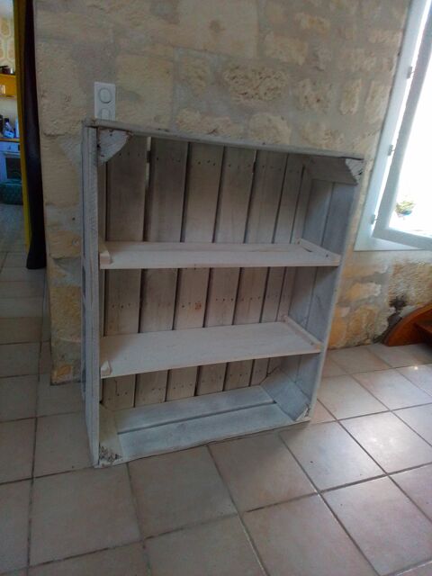 Bibliothque ou rangement en bois (couleur gris ) 35 Royan (17)