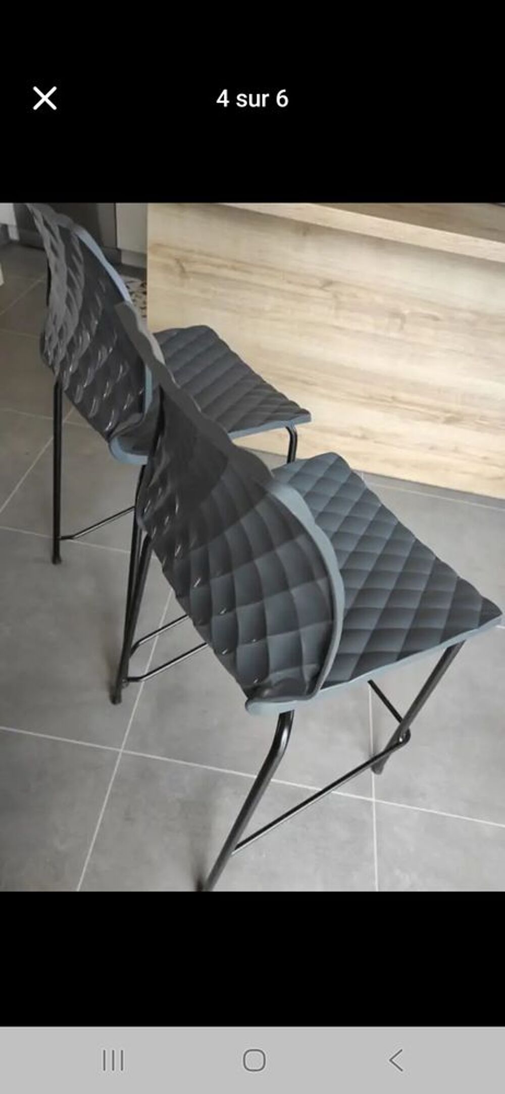 2 chaises hautes pour cuisine Meubles