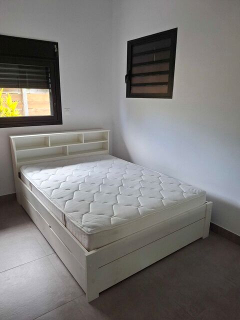 ensemble lit(tte de lit+sommier +matelas+tiroir) 350 Les Avirons (97)