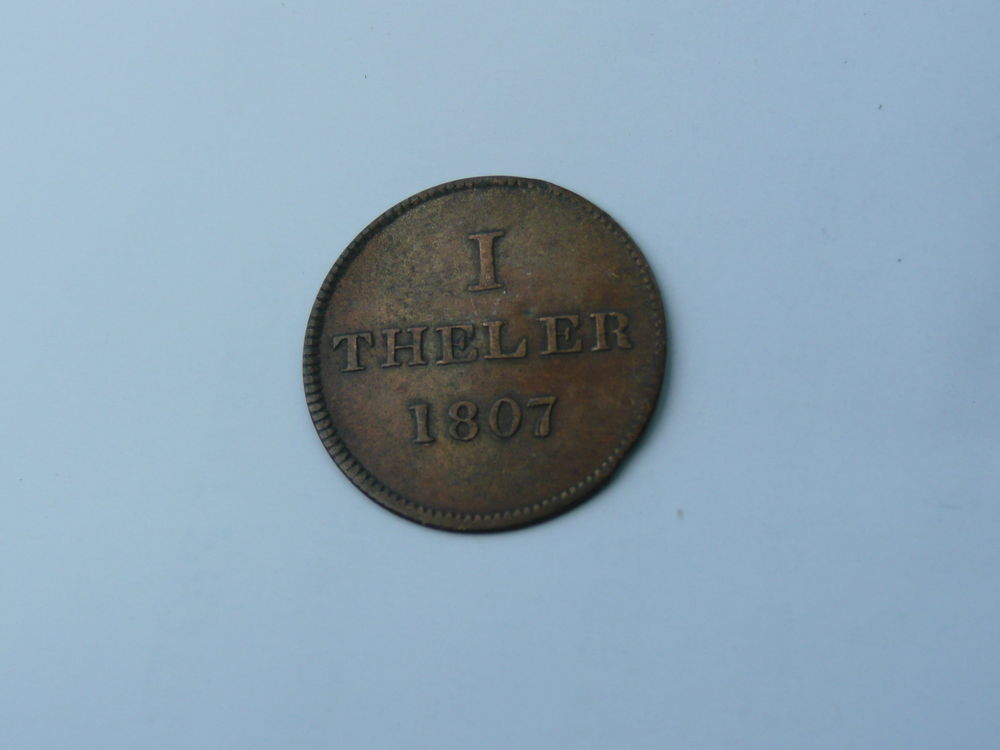 Allemagne 1 theler 1807 