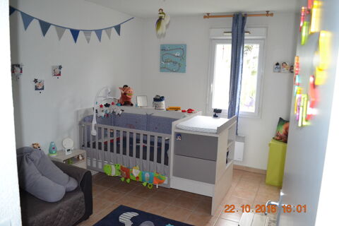 Lit � barreaux - chambre transformable - �volutif Sauthon 580 Aubagne (13)