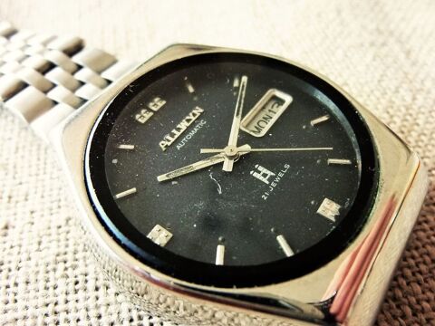 ALLWYN montre homme 21 rubis automatique 1970 ALL0007 135 Metz (57)