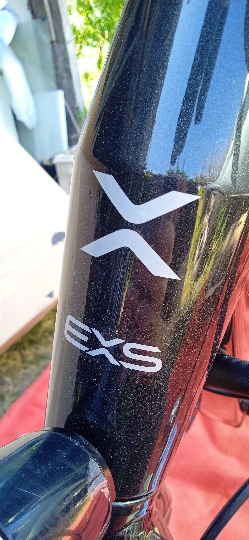 V&eacute;lo &eacute;lectrique EXS Cr&eacute;billon VAE Noir brillant Neuf Sports