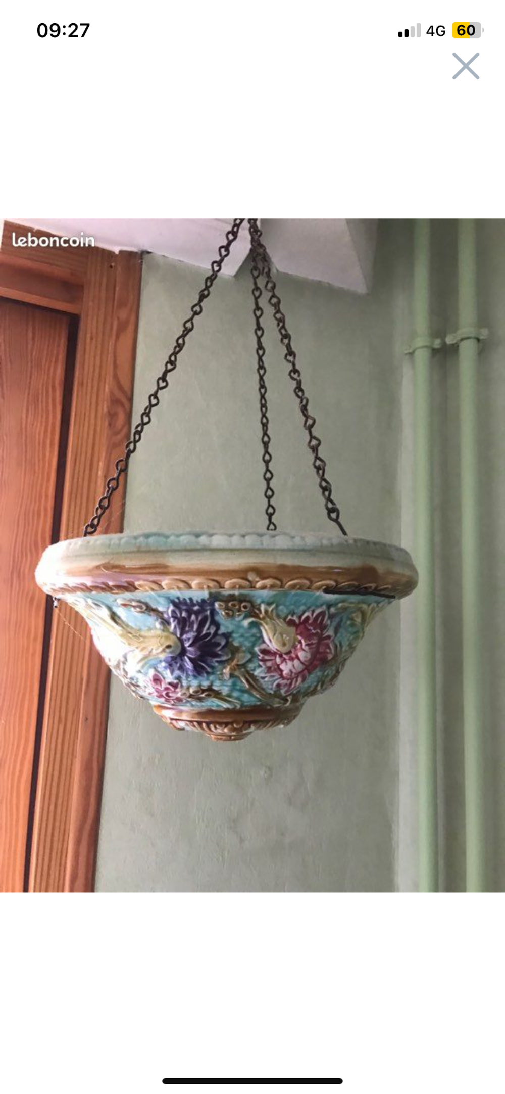 Suspension barbotine Décoration