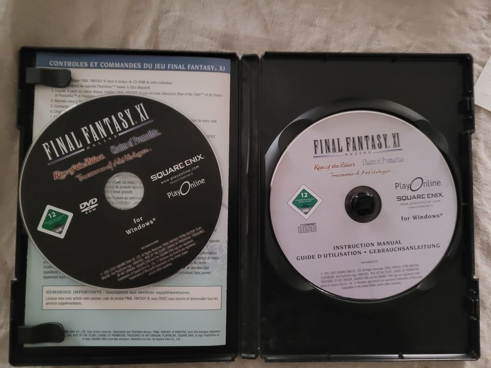 Jeu PC Final Fantasy XI
Consoles et jeux vidos