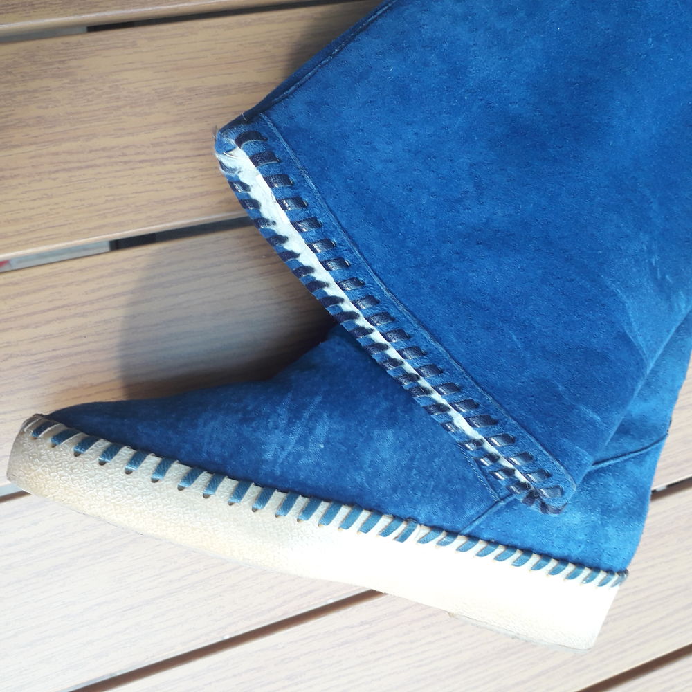 Bottes Peau Lain&eacute;e Chaussures