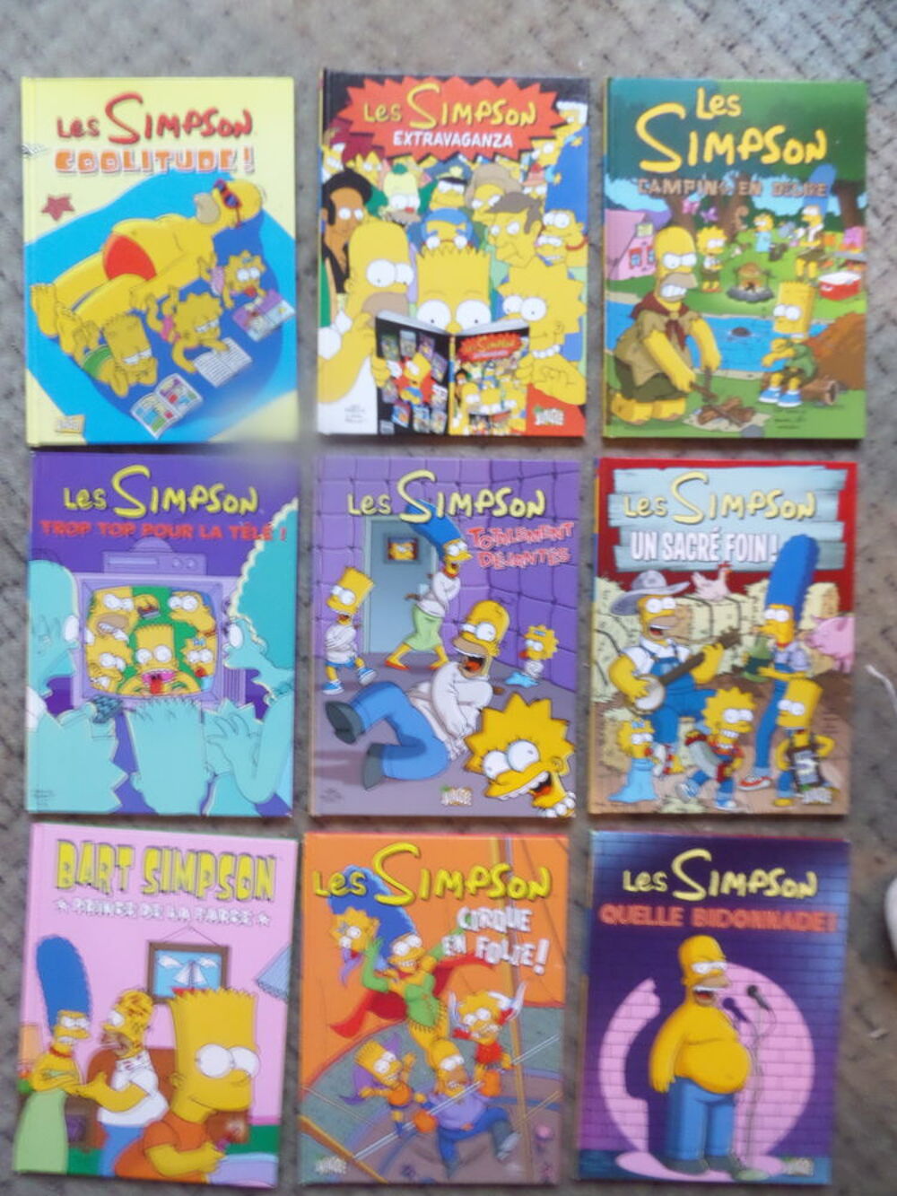 9 bandes dessin&eacute;es LES SIMPSON Livres et BD