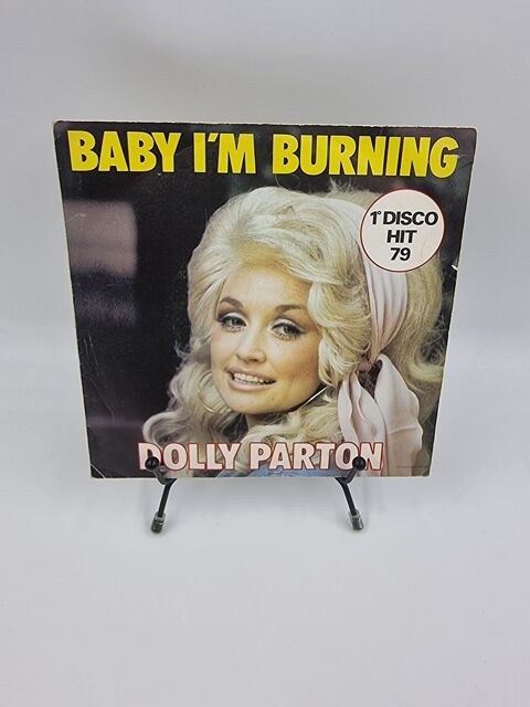 Vinyle 45 tours Dolly Parton : Baby i'm Burning (1 Disco..) 9 Vulbens (74)