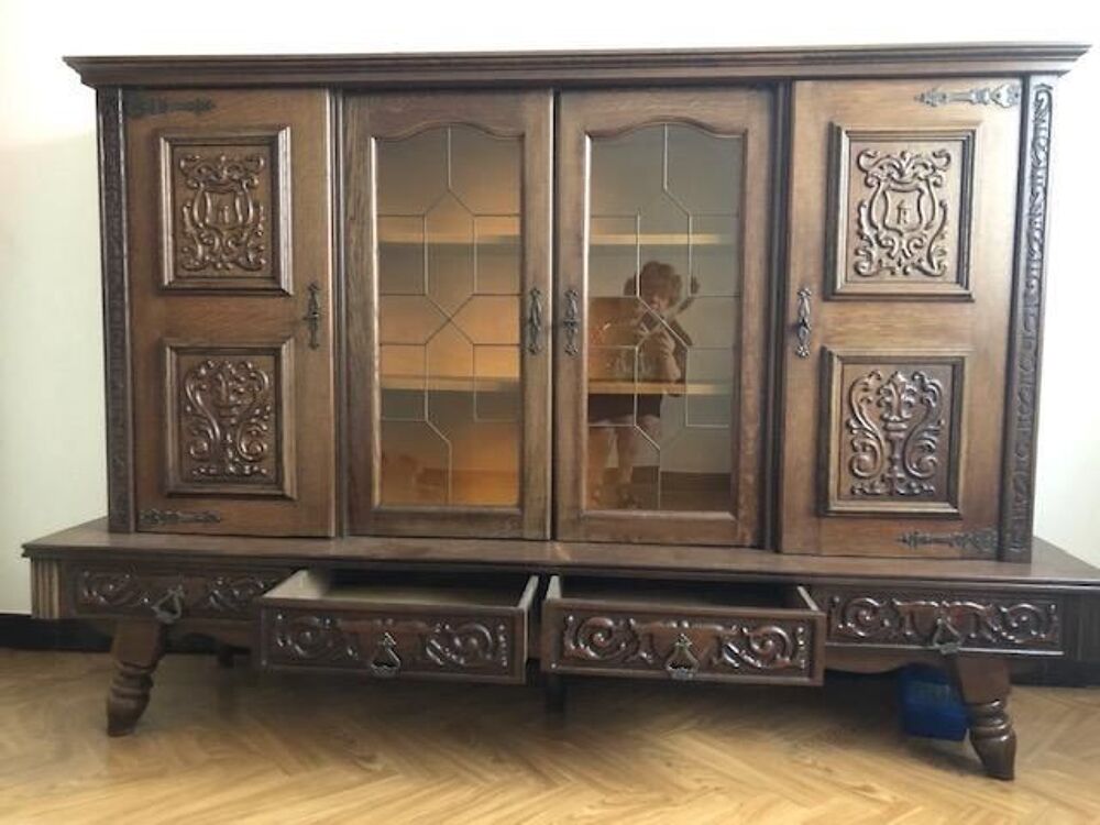 meuble de salle &agrave; manger en ch&ecirc;ne rustique Meubles