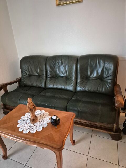 Canapé cuir 3 personnes 80 Avezac-Prat-Lahitte (65)