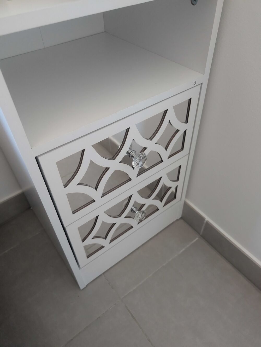 Table de chevet miroir Galano €" tr&egrave;s bon &eacute;tat Meubles