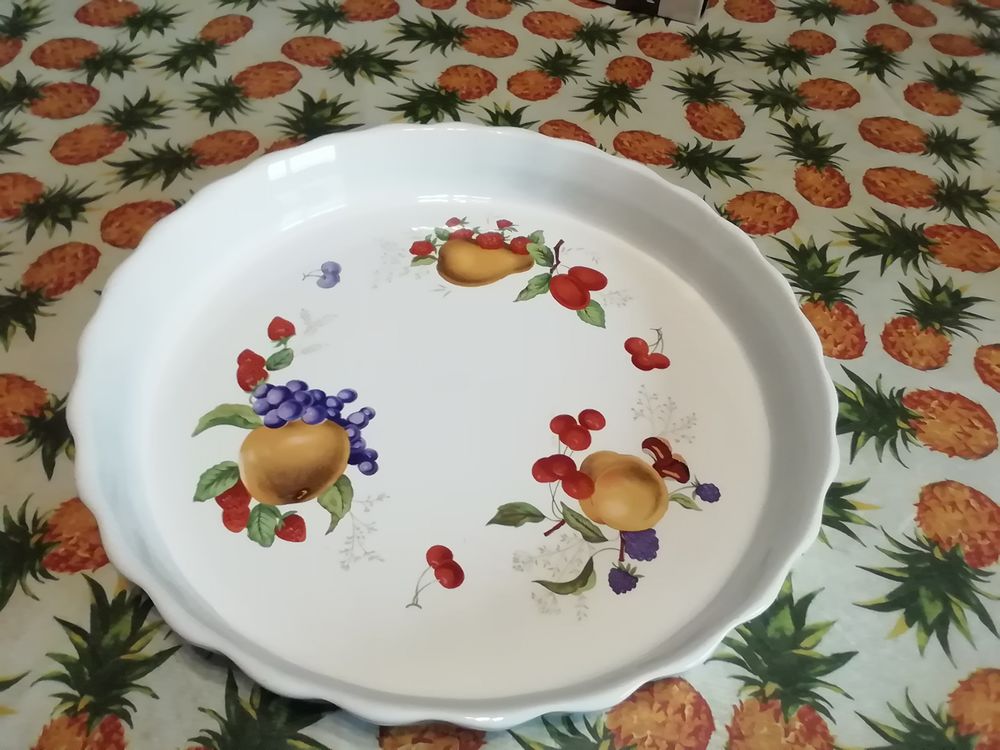 Magnifique plat d&eacute;cor d&eacute;pos&eacute; vintage ann&eacute;e 70 /80 Cuisine