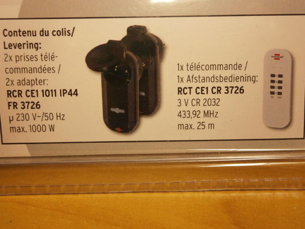 
Prises &eacute;lectriques avec t&eacute;l&eacute;commande Electroménager