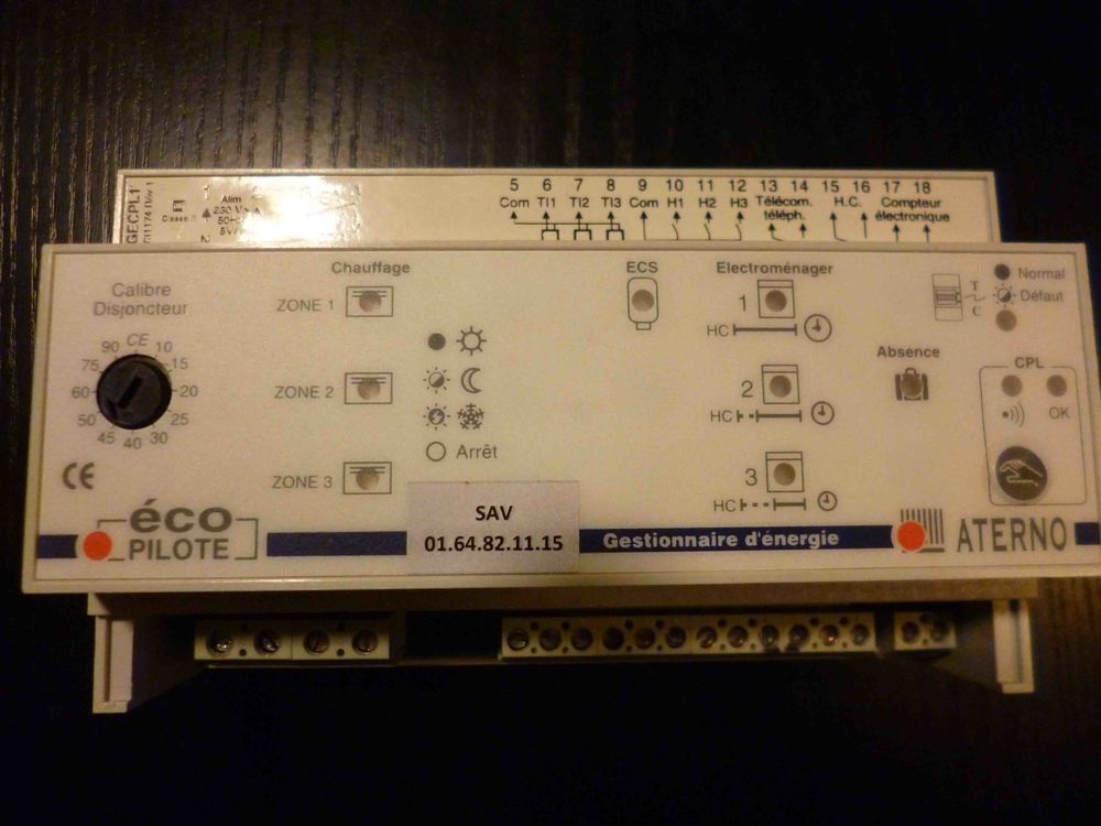 gestionnaire d'&eacute;nergie (d&eacute;lesteur) ATERNO Electroménager