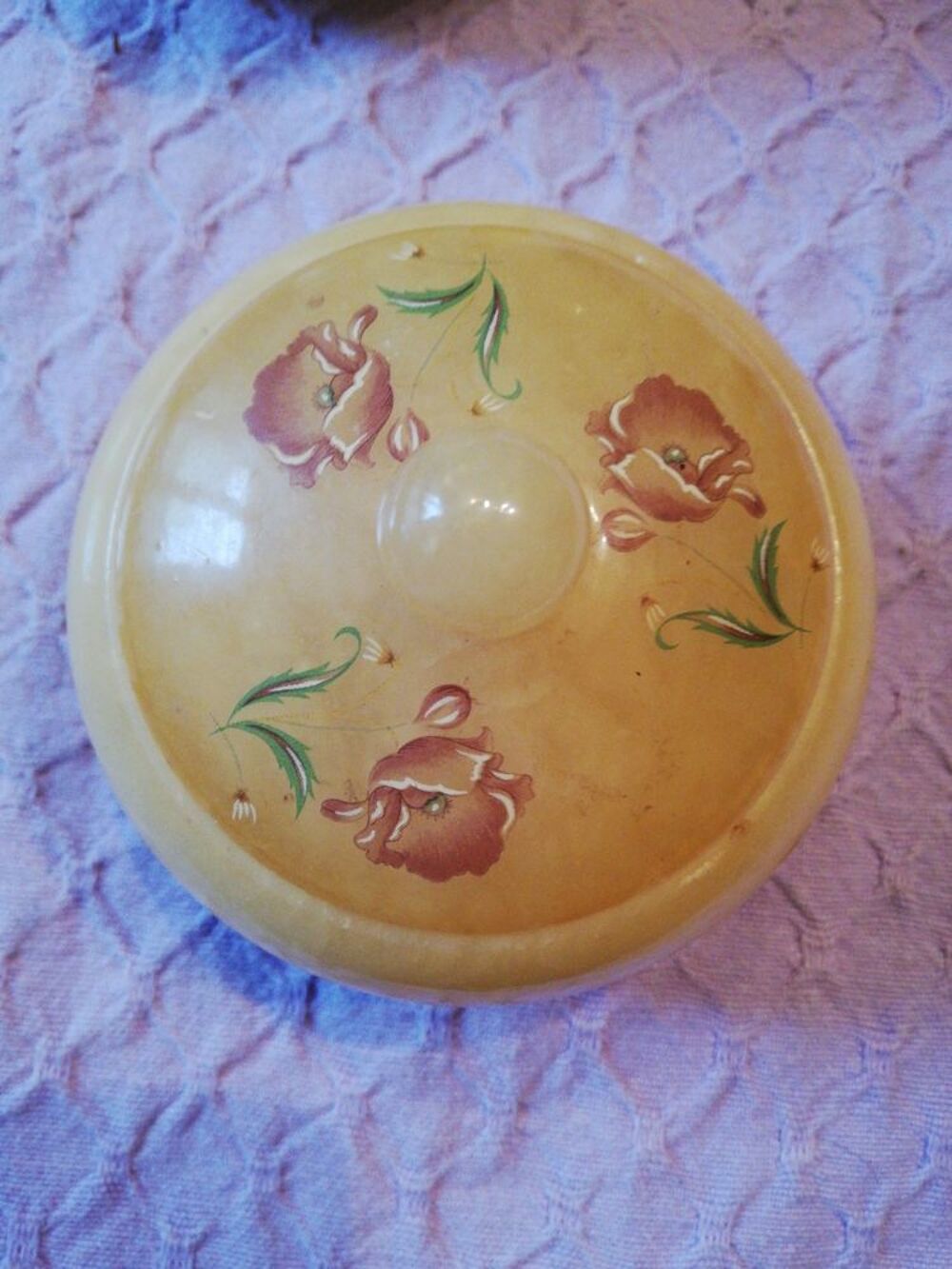 Ancien 2 boites+coupelle/bijoux/vide poche/en alb&acirc;tre Marque Décoration