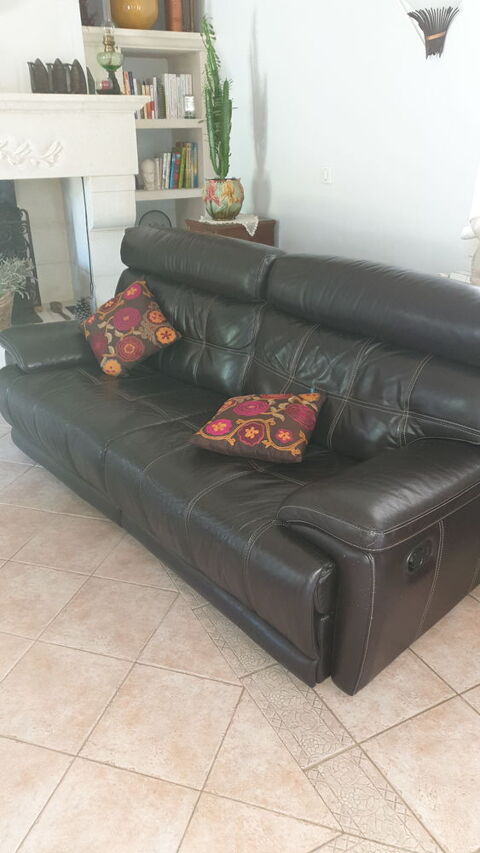 2 Canaps  Cuir 1000 Nmes (30)