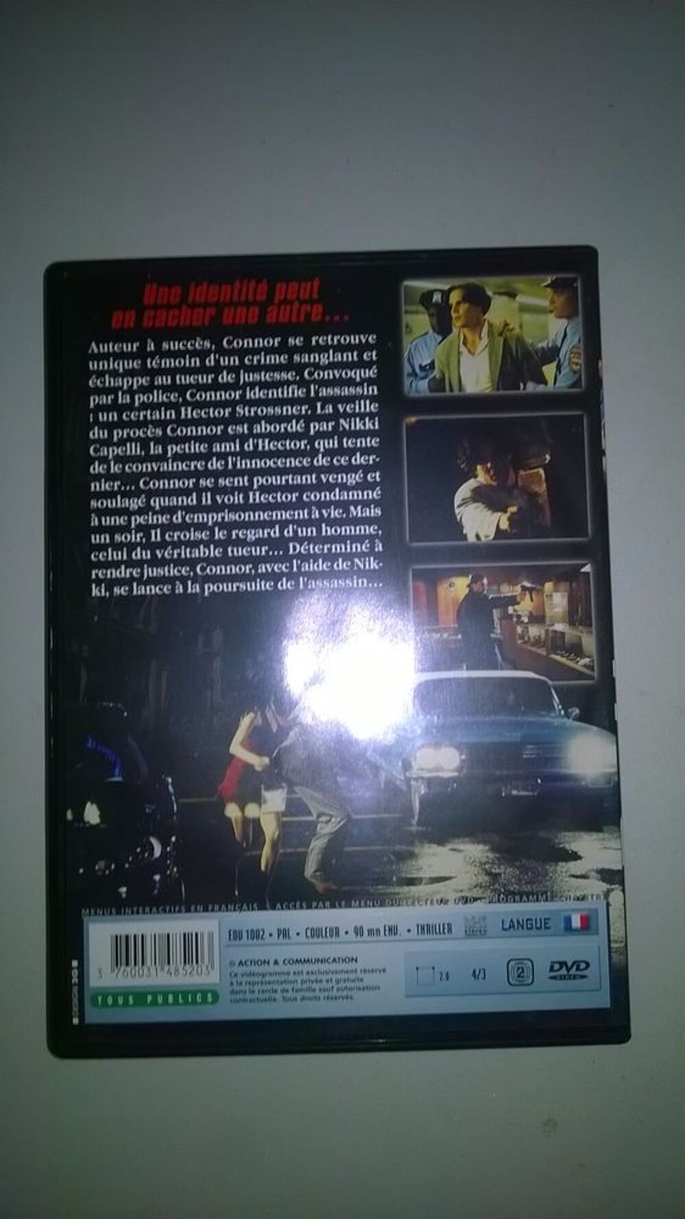 DVD Double Take
R&eacute;alisateur : Mark L. Lester
2001
Action
DVD et blu-ray