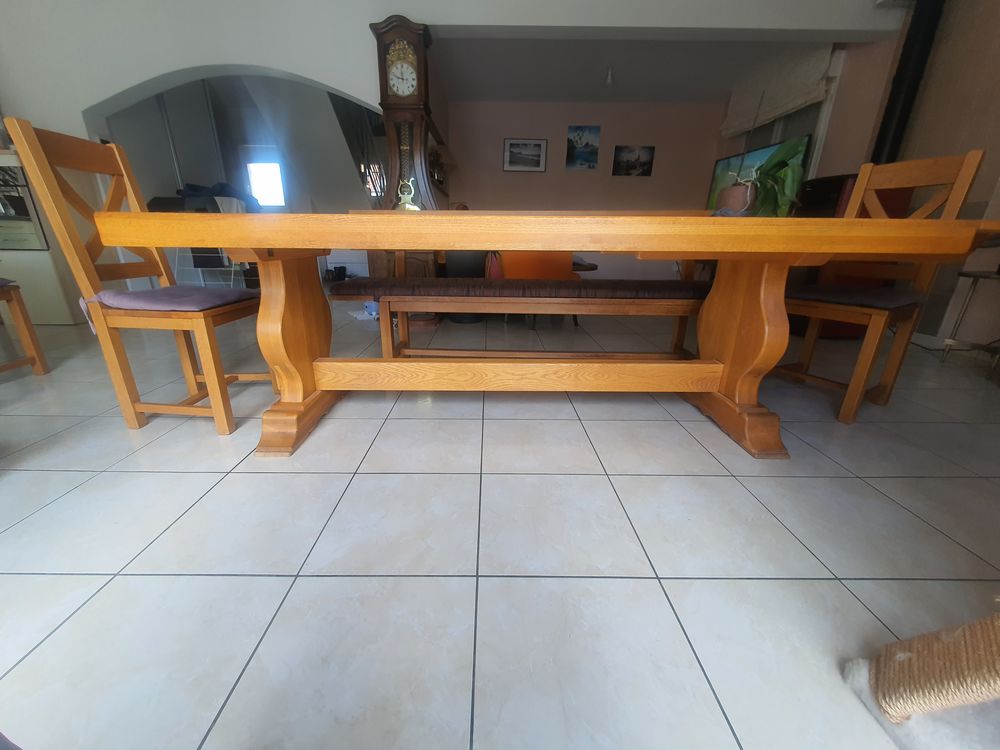 vends table+chaises Meubles