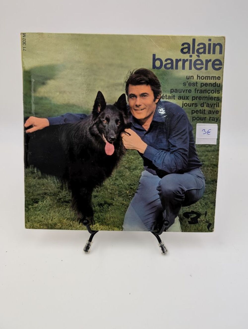 Vinyle 45 tours Alain Barri&egrave;re : Un Homme s'est Pendu... CD et vinyles