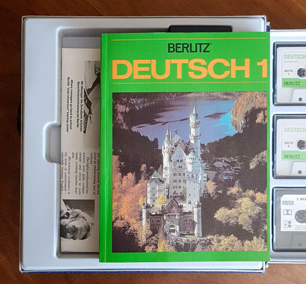 Coffret Collector BERLITZ 1983 Allemand 6xK7 Audio et hifi