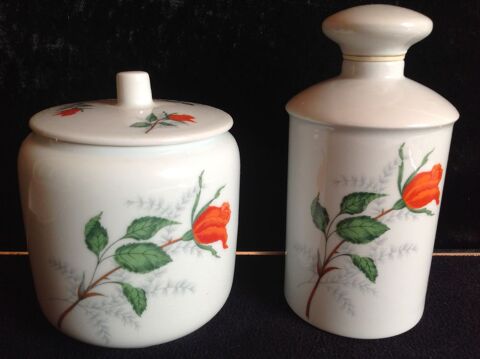 POT & FLACON PORCELAINE de LIMOGES GOUMOT LABESSE Envoi Poss 17 Trégunc (29)
