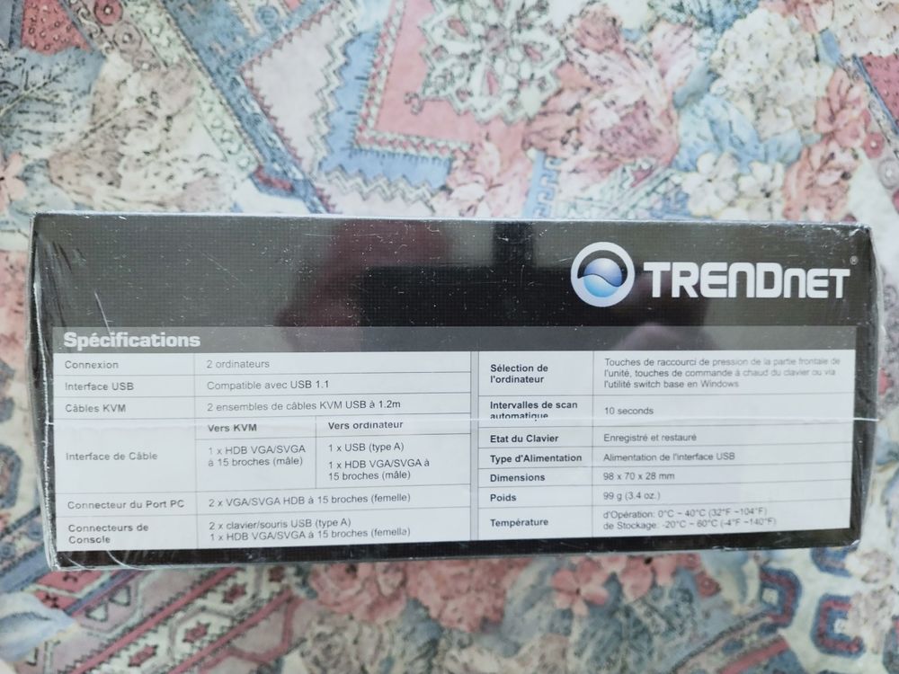 Switch Kvm Trendnet TK-207K Photos/Video/TV