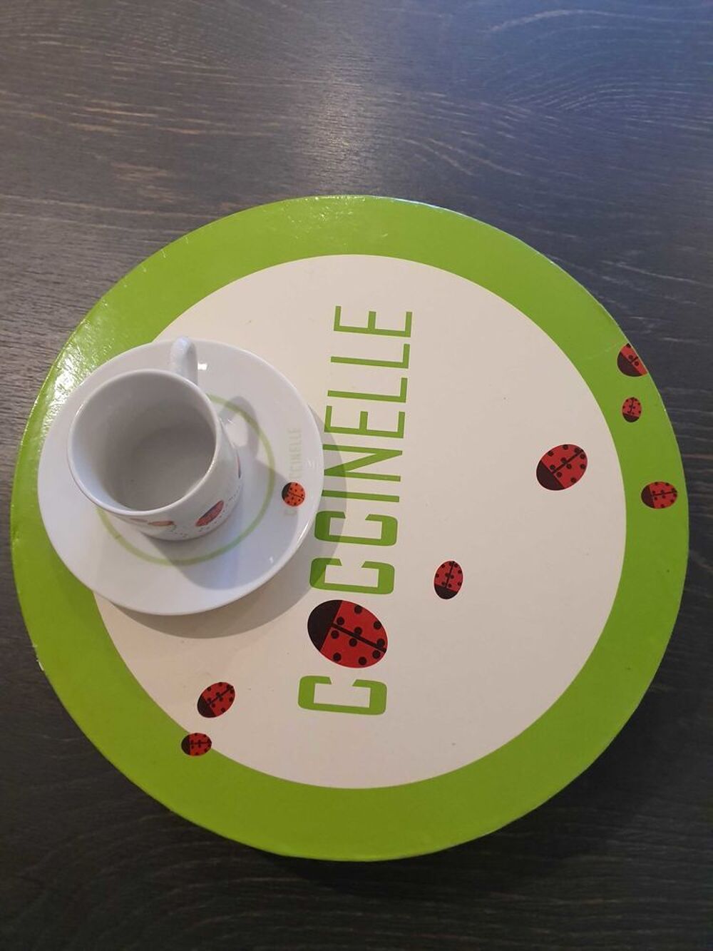 Service &agrave; caf&eacute; Coccinelle 12 pi&egrave;ces Décoration