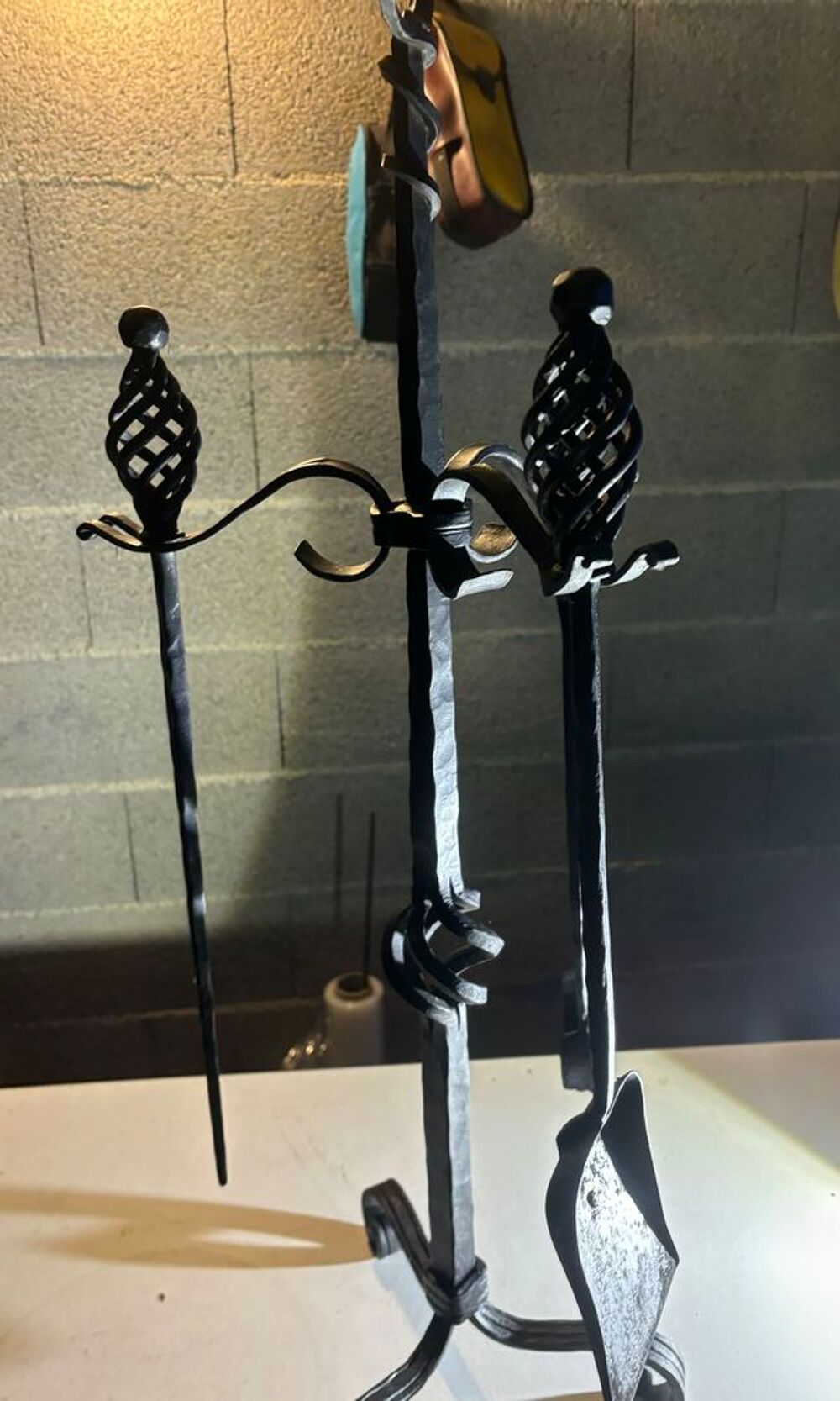 support accessoires chemin&eacute;e Décoration