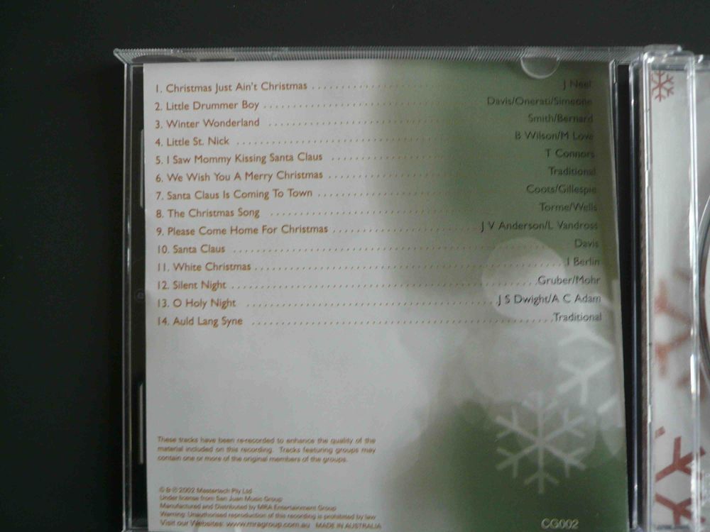 Merry Christmas from The Drifters, CD et vinyles