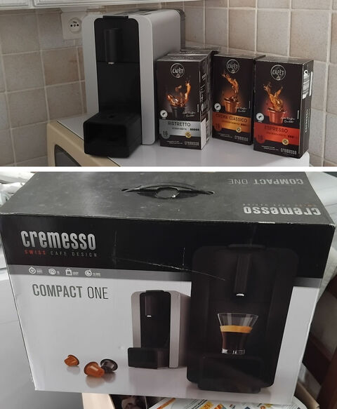 Cafeti�re - Cremesso compact one + 5 bo�tes de dosettes Haudainville (55)